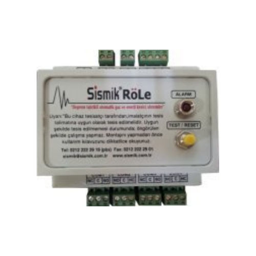 SİSMİK RÖLE | Kontrol Paneli | 1 IN / 4 OUT